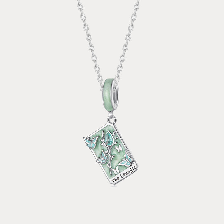 Silver Tarot Card Necklace