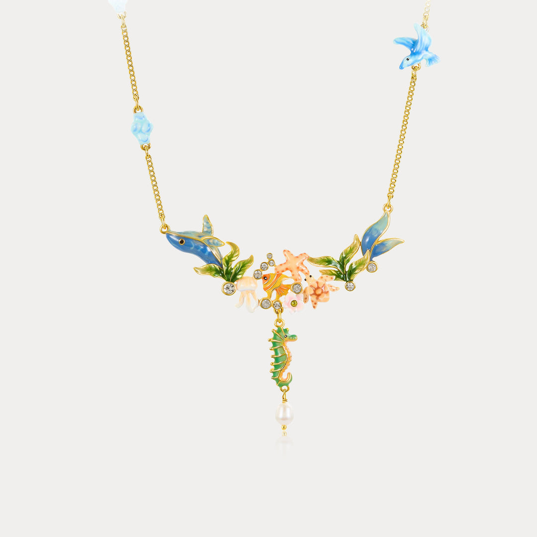 Selenichast Whale Necklace Animal Jewelry