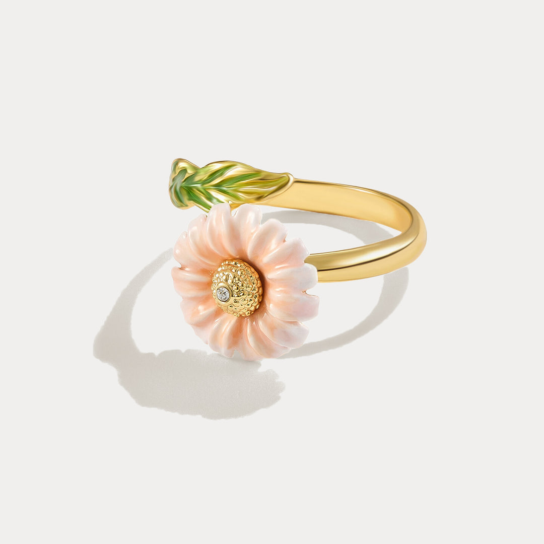 Pink Daisy Ring