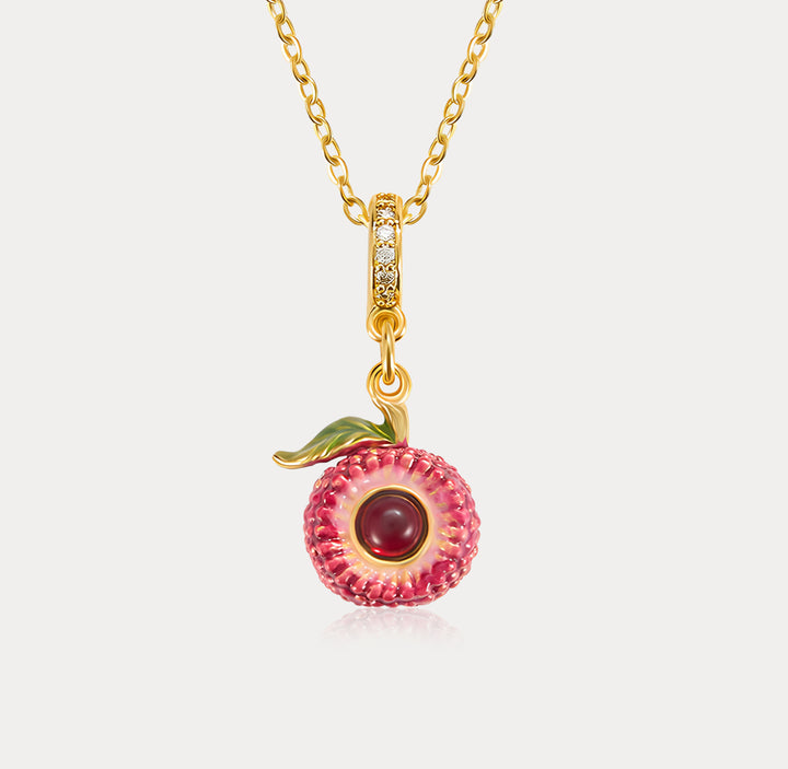 Selenichast Bayberry Fruit Necklace