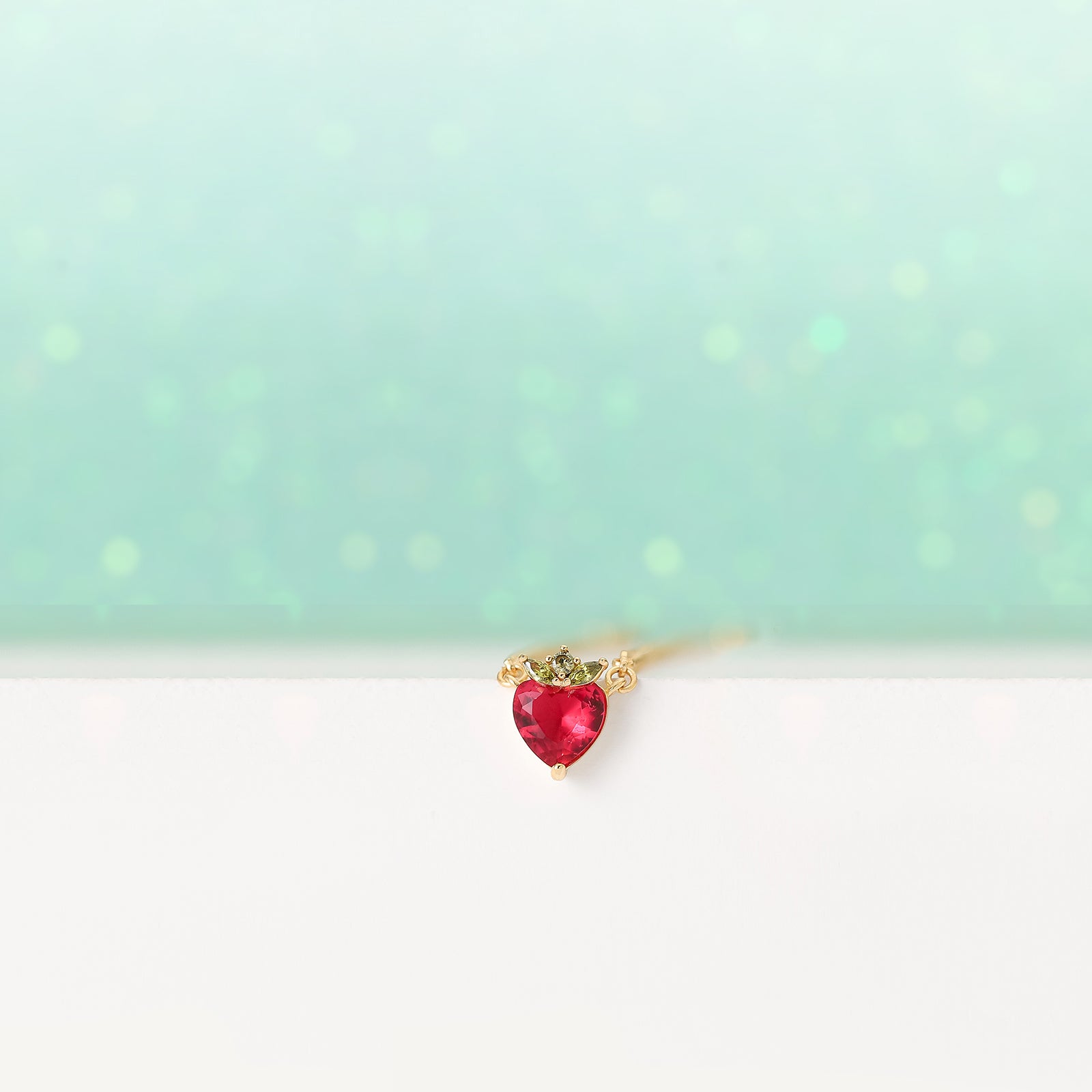 Erdbeer Halskette