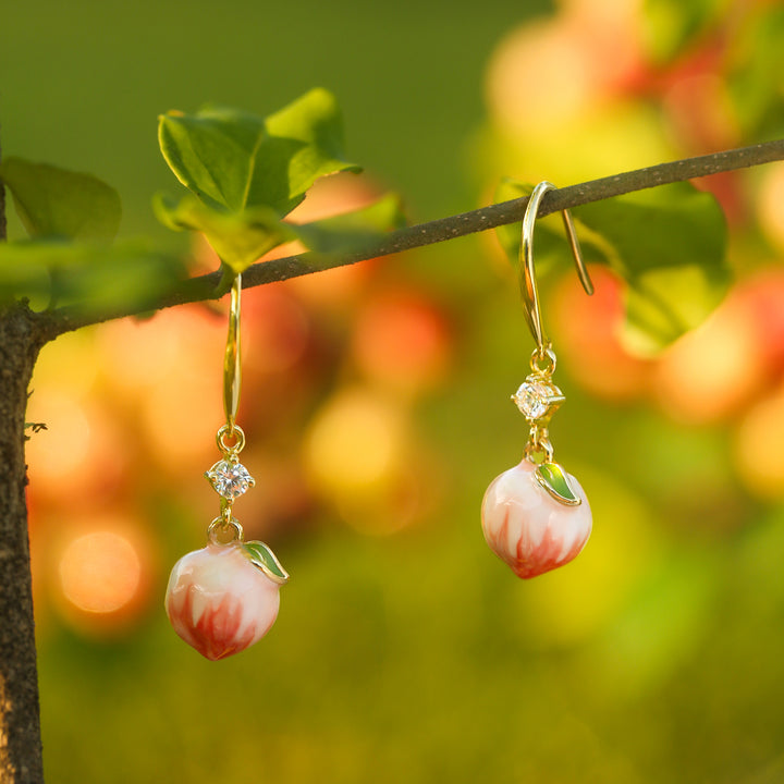 Peach Earrings