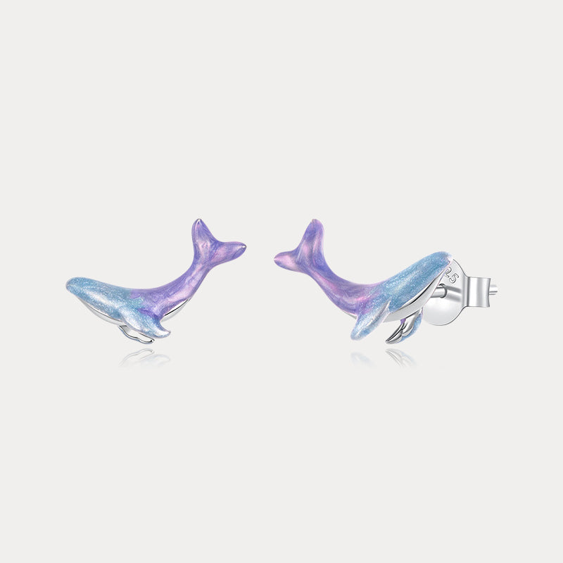Whale Earrings Selenichast