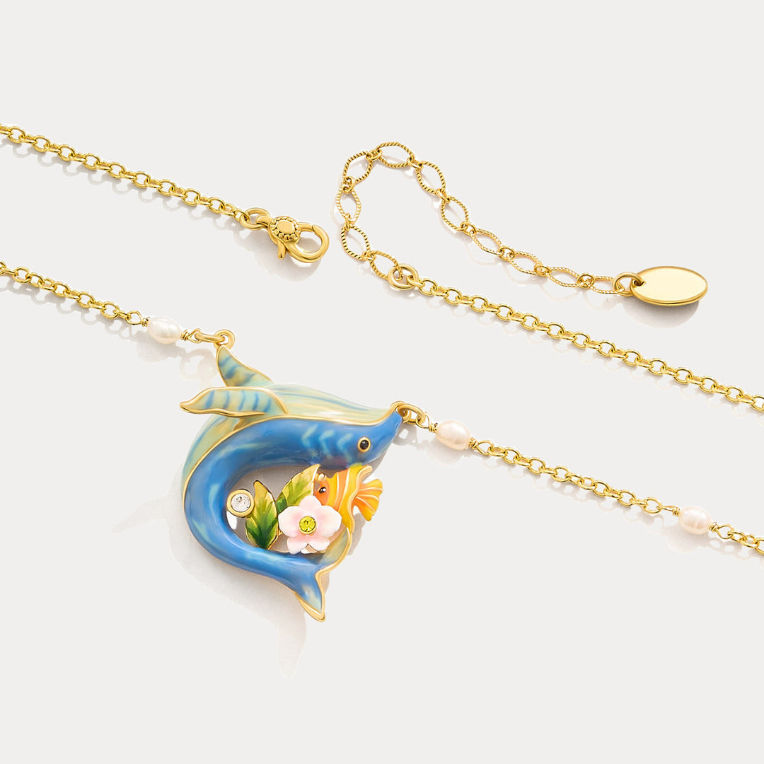 Selenichast Whale Necklace Animal Jewelry