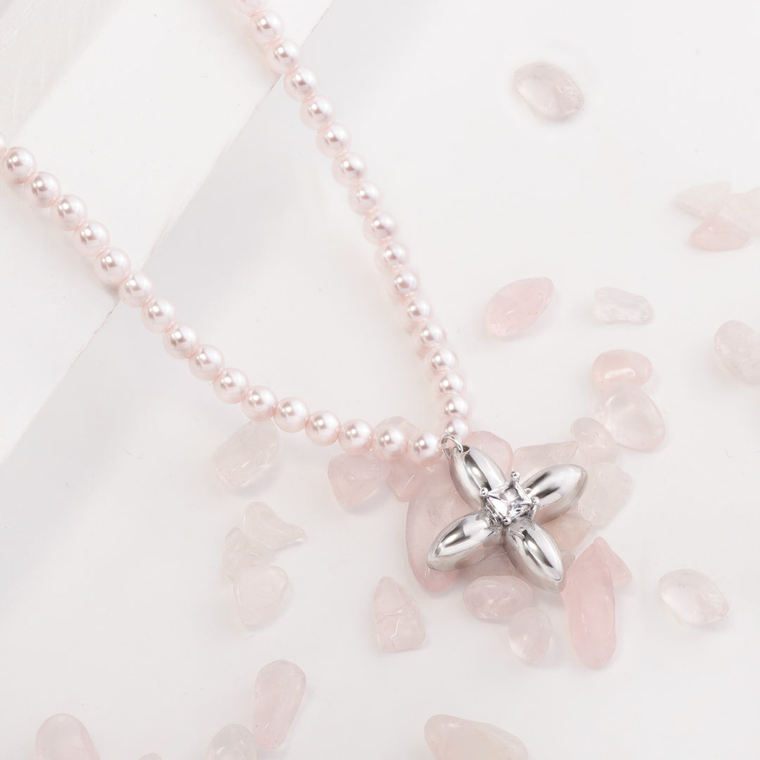 Pearl Cross Necklace