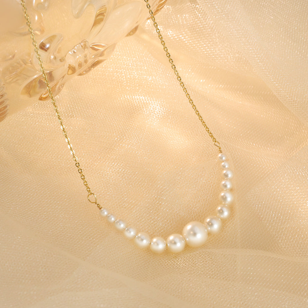 Selenichast Pearl Smile Necklace