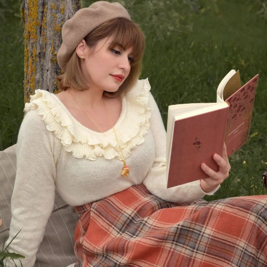 Mushroom House Locket Necklace