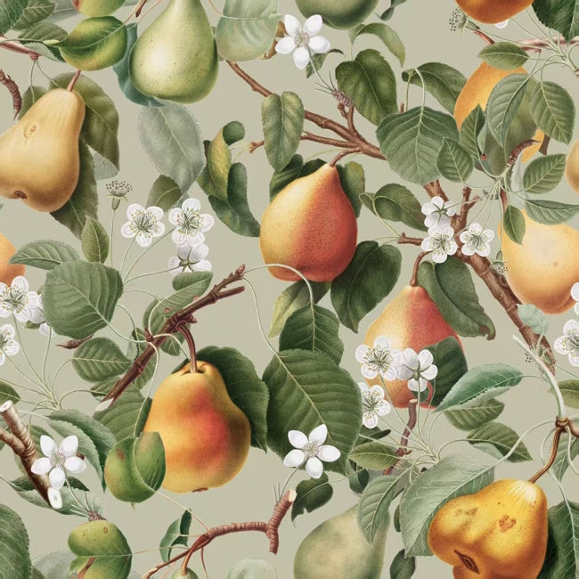 Selenichast Pear Flower Square Scarf