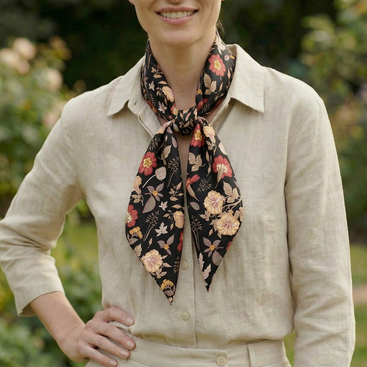 Antique Garden Square Scarf