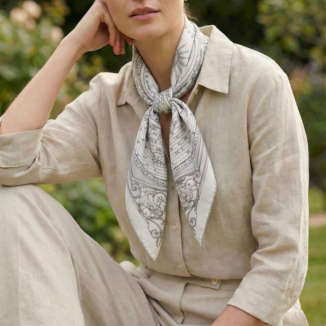 Bufanda cuadrada de astrología