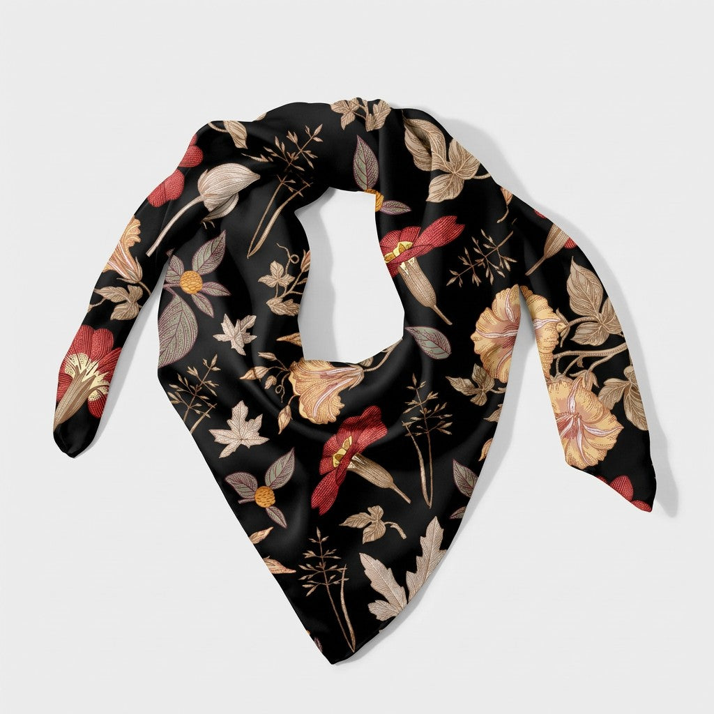 Antique Garden Square Scarf