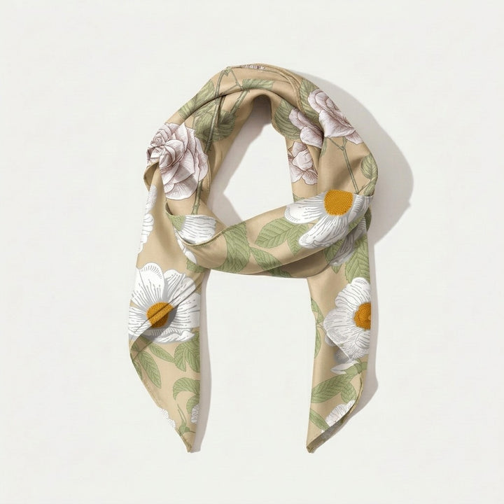 Hawaii Poppy Square Scarf Selenichast