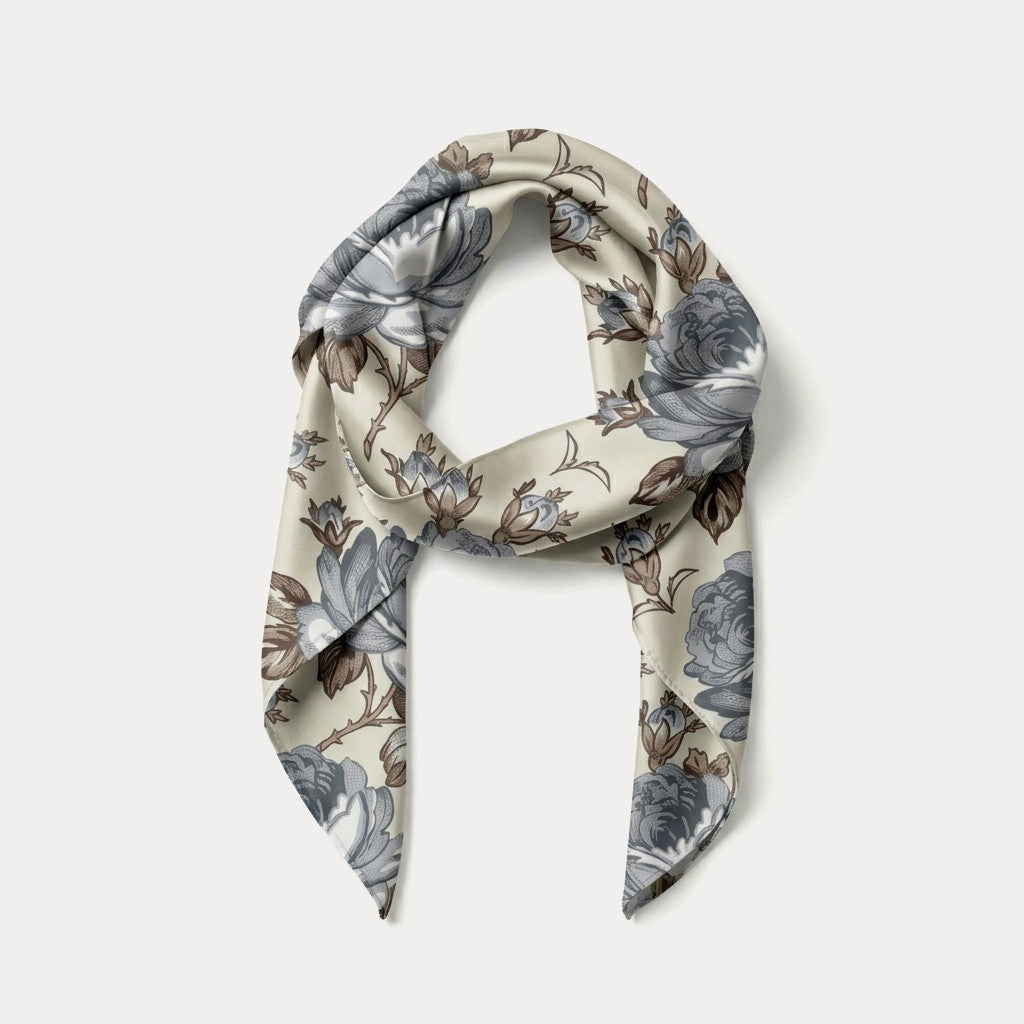 Selenichast Antique Peony Square Scarf