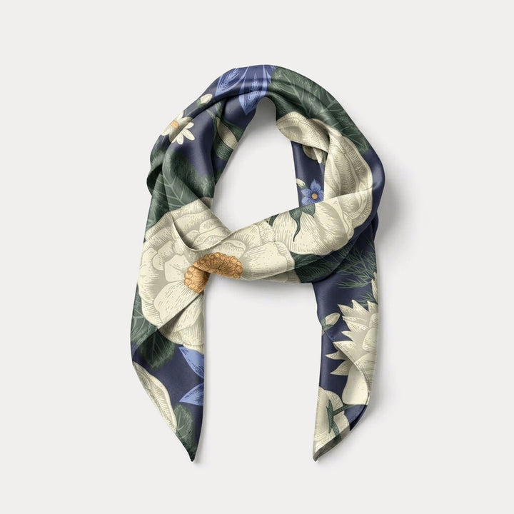 Selenichast White Rose Square Scarf