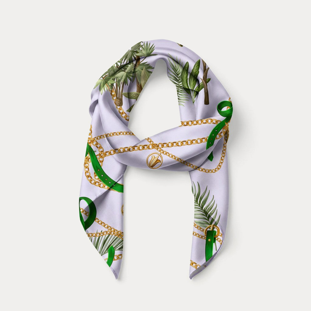 Selenichast Tropical Belt Chain Square Scarf