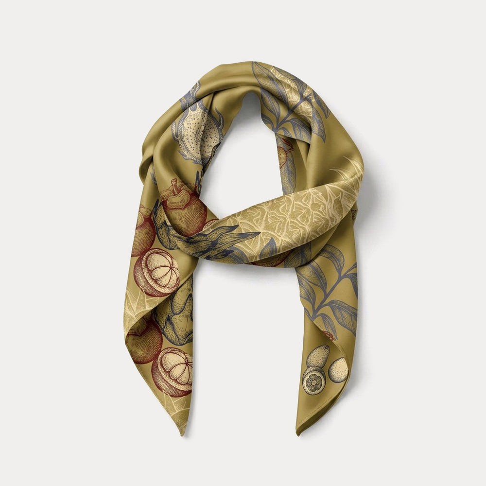 Selenichast Tropical Fruit Square Scarf