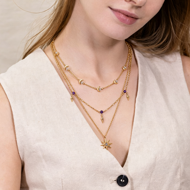 Layered Necklace Selenichast