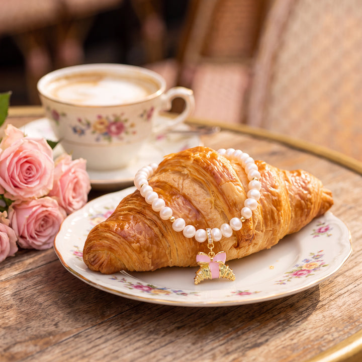 Croissant Pearl Bracelet