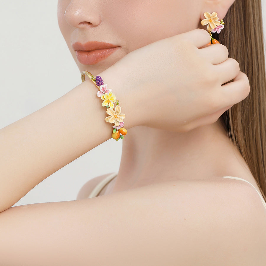 Sweet Fruit Flower Bracelet Nature Jewelry