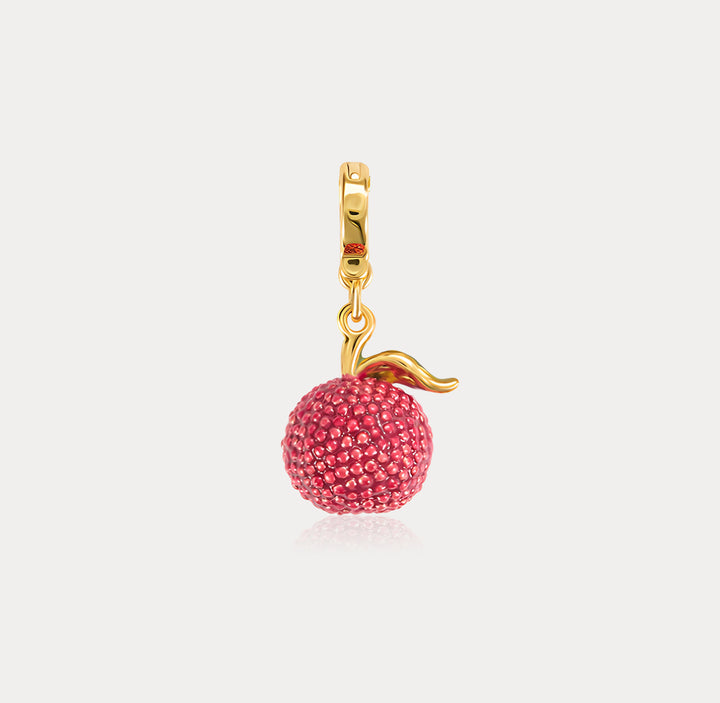 Selenichast Bayberry Enamel Fruit Charm
