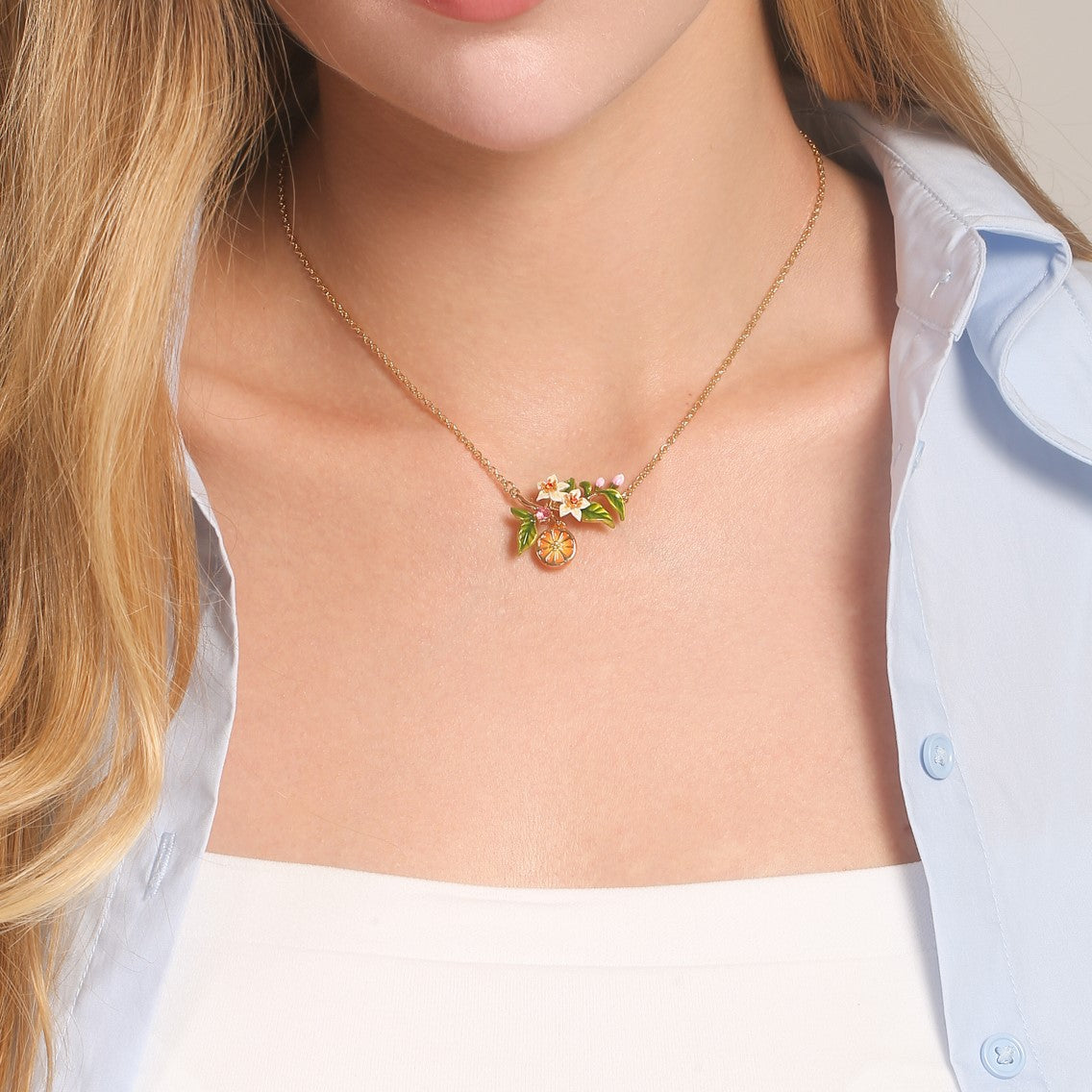 Orange Blossom Necklace