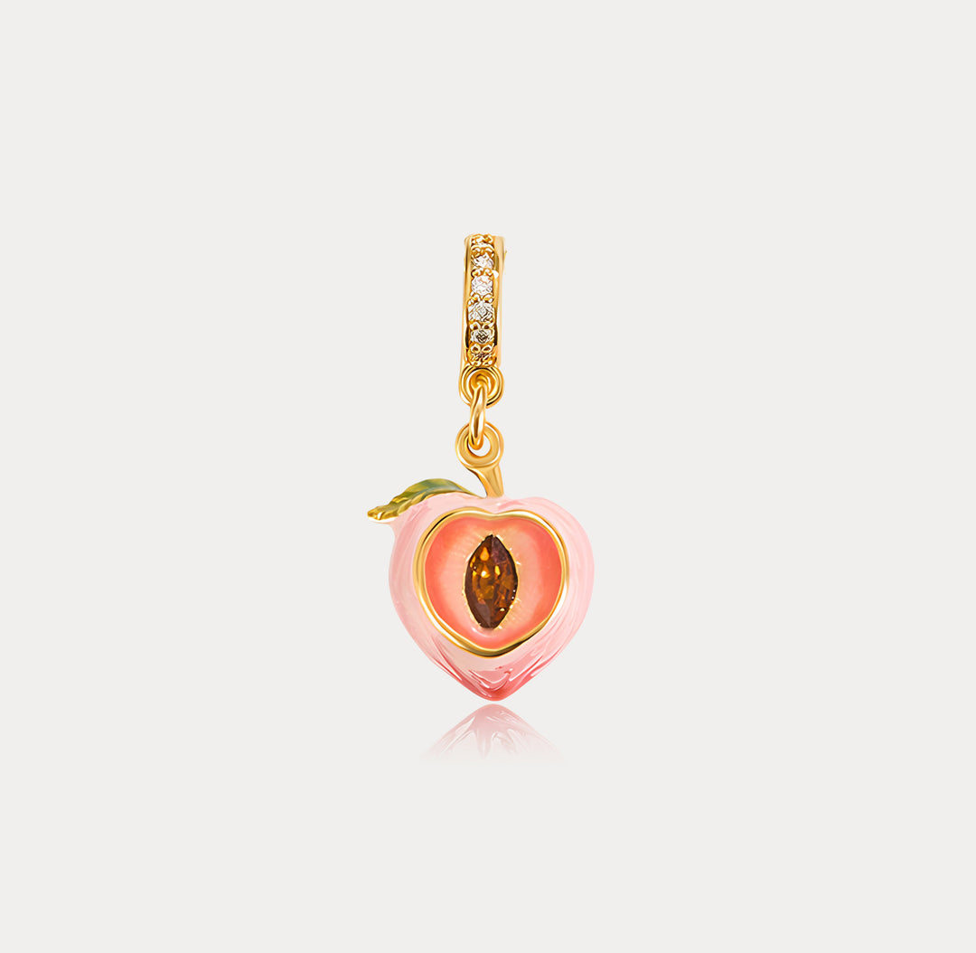 Selenichast Peach Fruit Charm