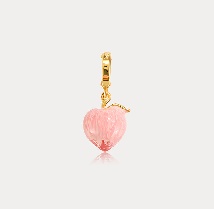 Selenichast Peach Bag Charm Jewelry