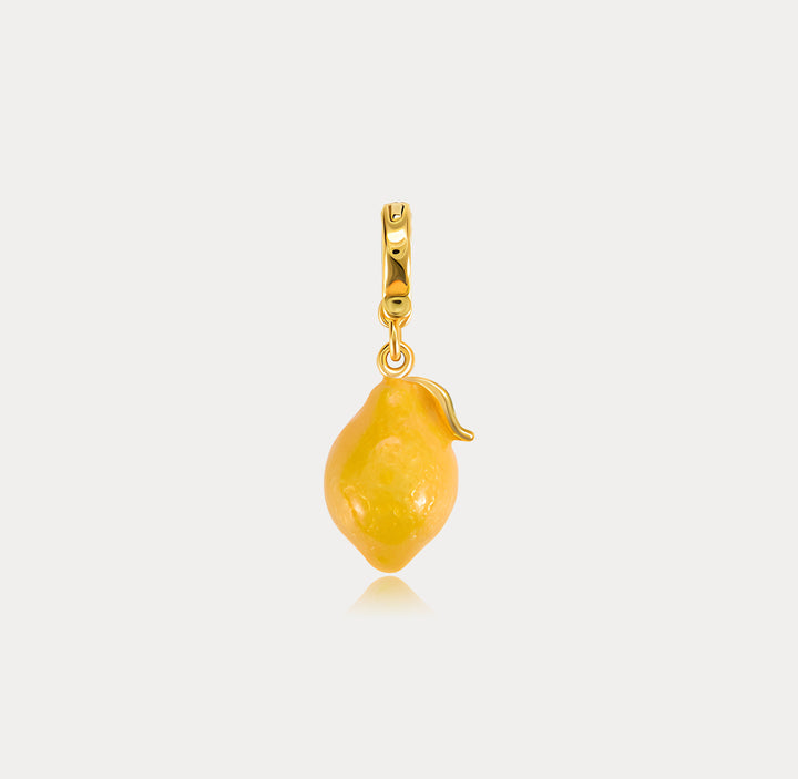 Selenichast Lemon Fruit Pendant Charm