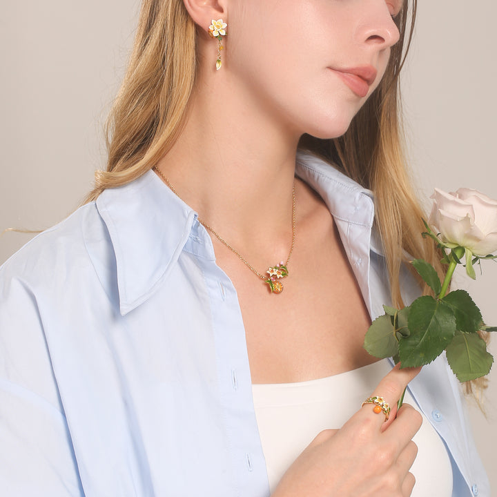 Orange Blossom Earrings