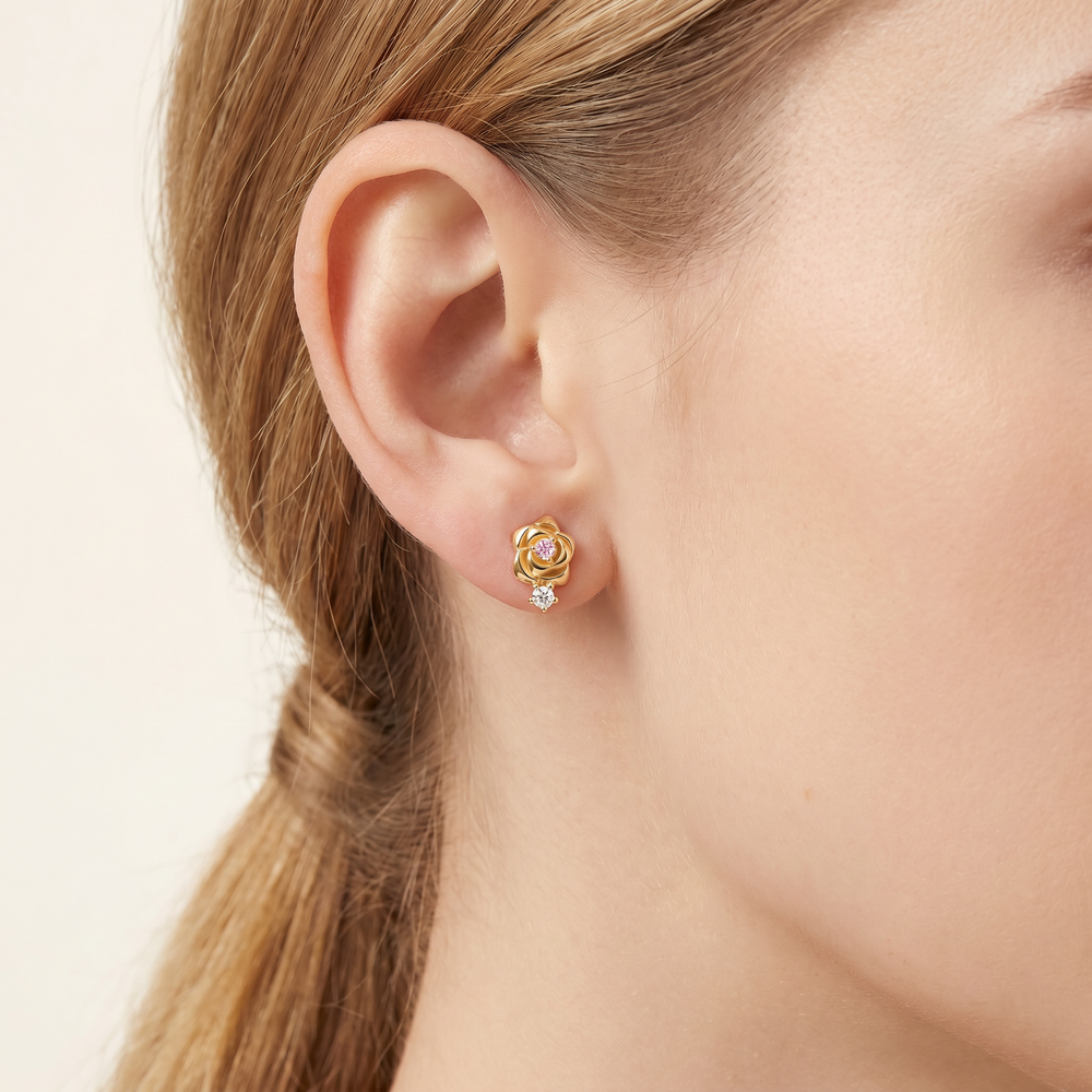 Rose Earrings Selenichast 