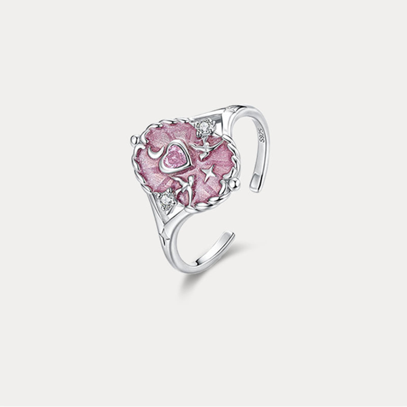 The Lovers Tarot Card Ring
