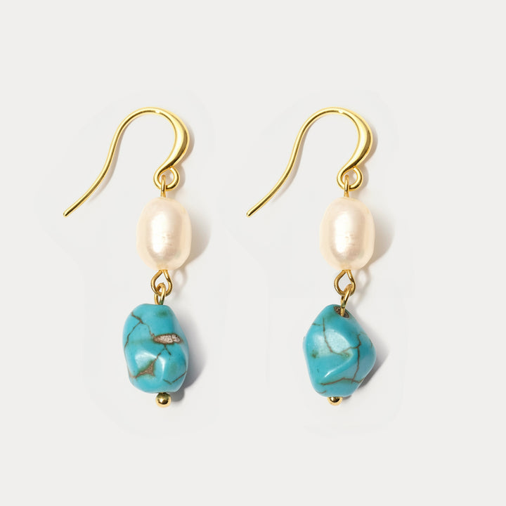 Selenichast Turquoise Hook Earrings
