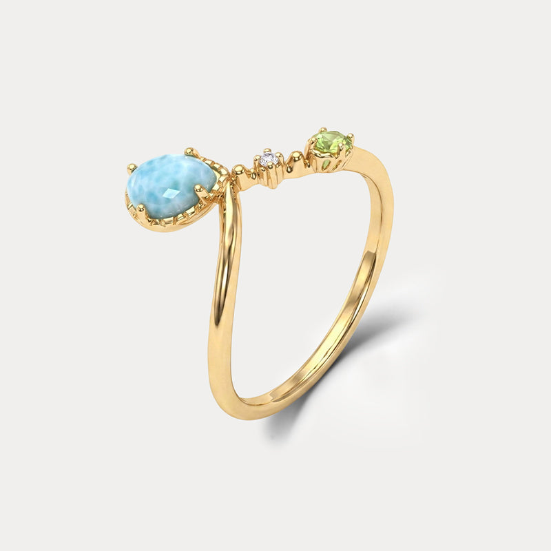 Larimar Ring
