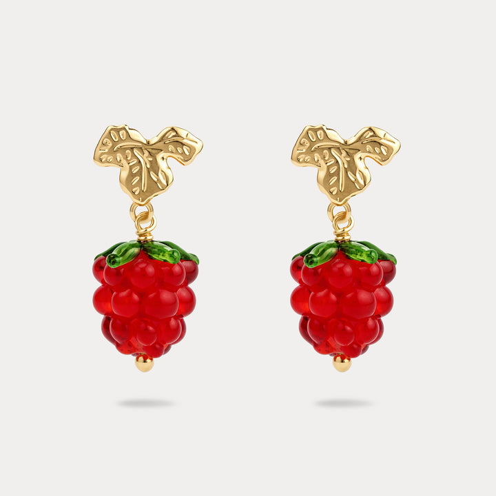 Selenichast Grape Drop Earrings
