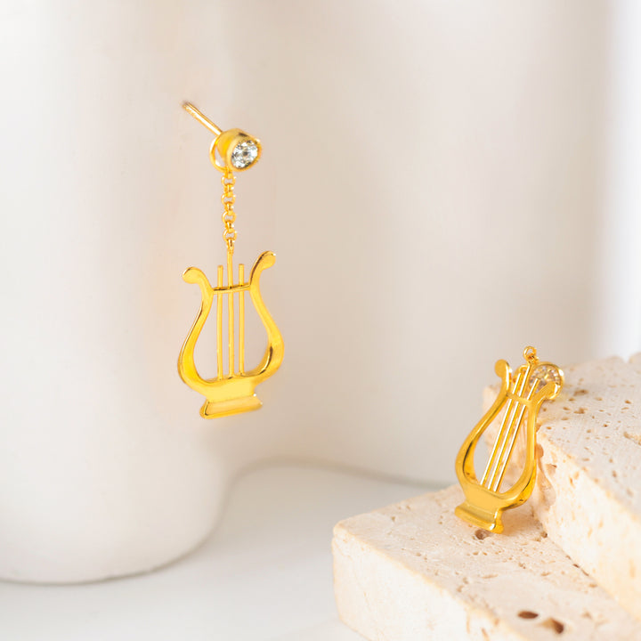 Selenichast Aegean Lyre Earrings