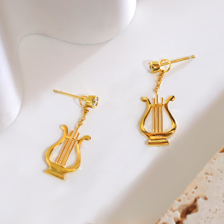 Selenichast Aegean Lyre Earrings