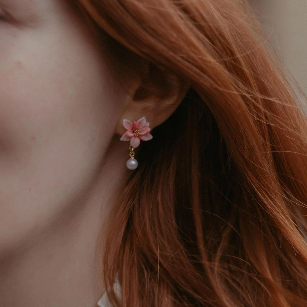magnolia earrings for influencer