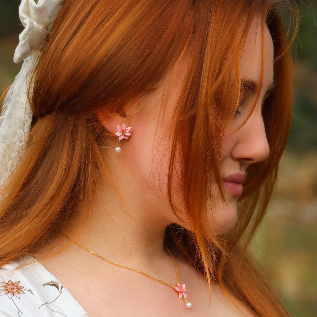 magnolia pearl earrings