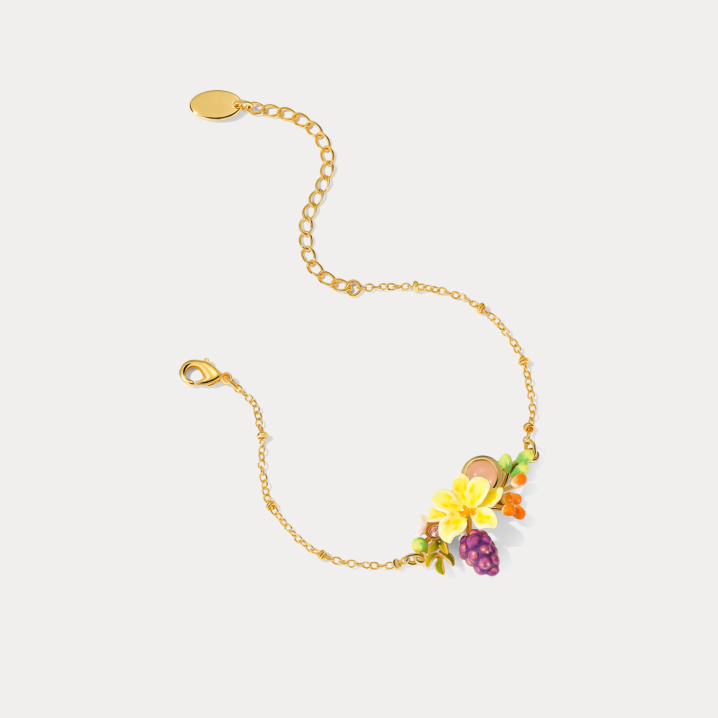 Sweet Grape Flower Autumn Bracelet