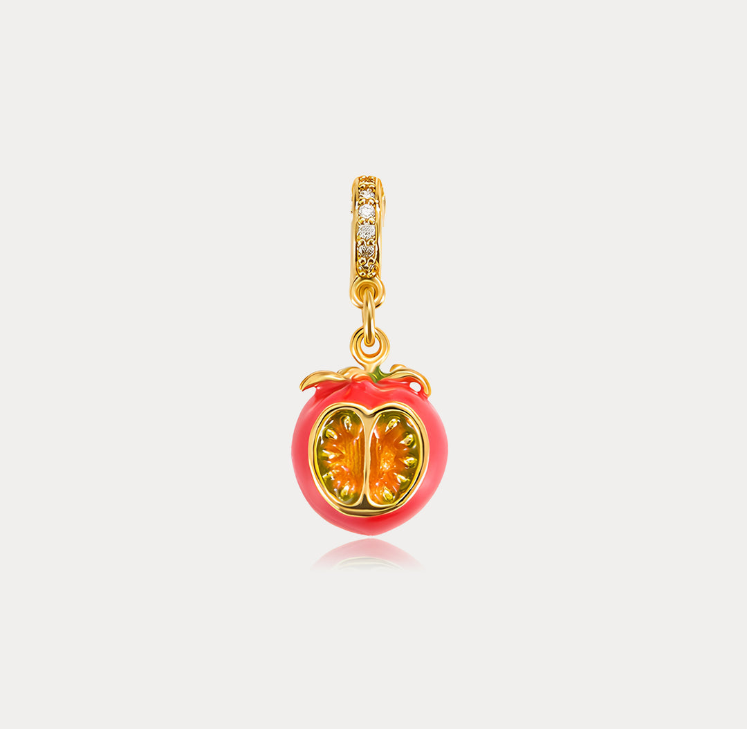Selenichast Tomato Enamel Charm