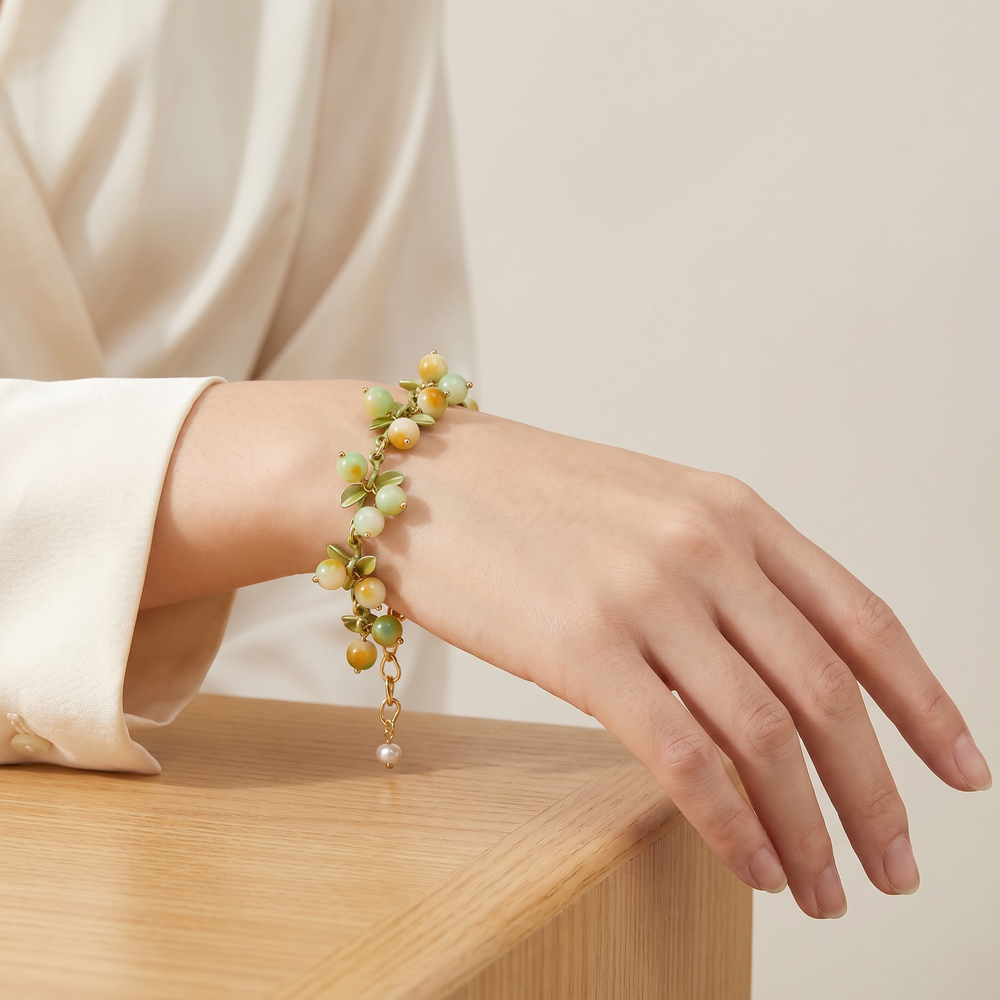 Selenichast Green Berry Bracelet