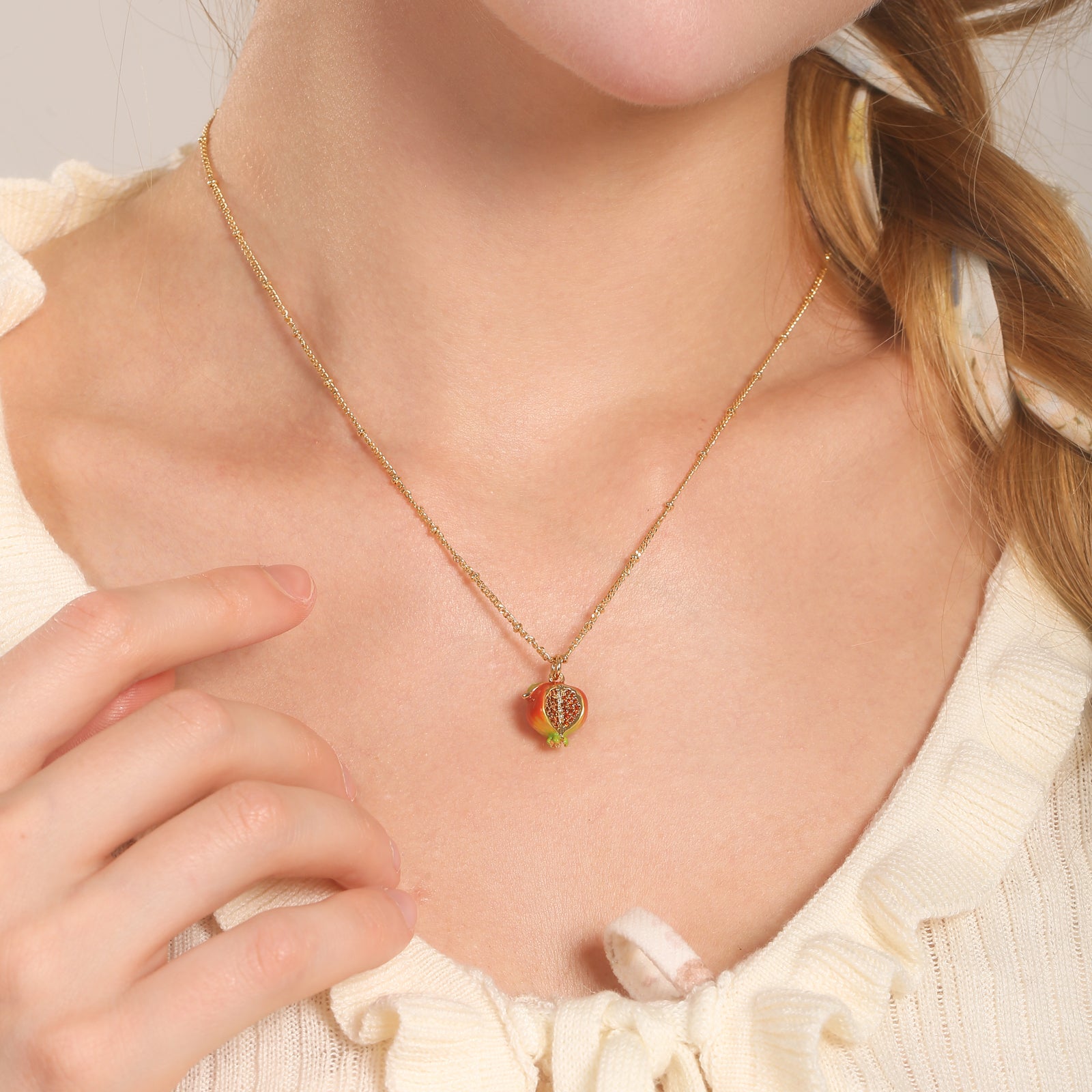 Collana di melograno