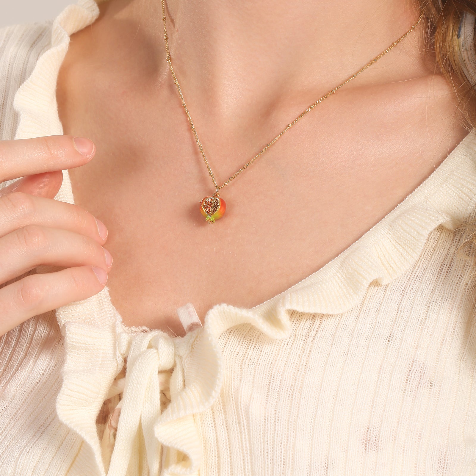 Collana di melograno
