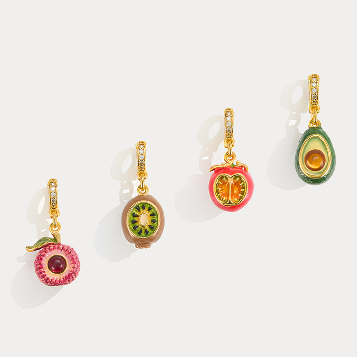 Selenichast Colorful Fruit Charms Summer Jewelry