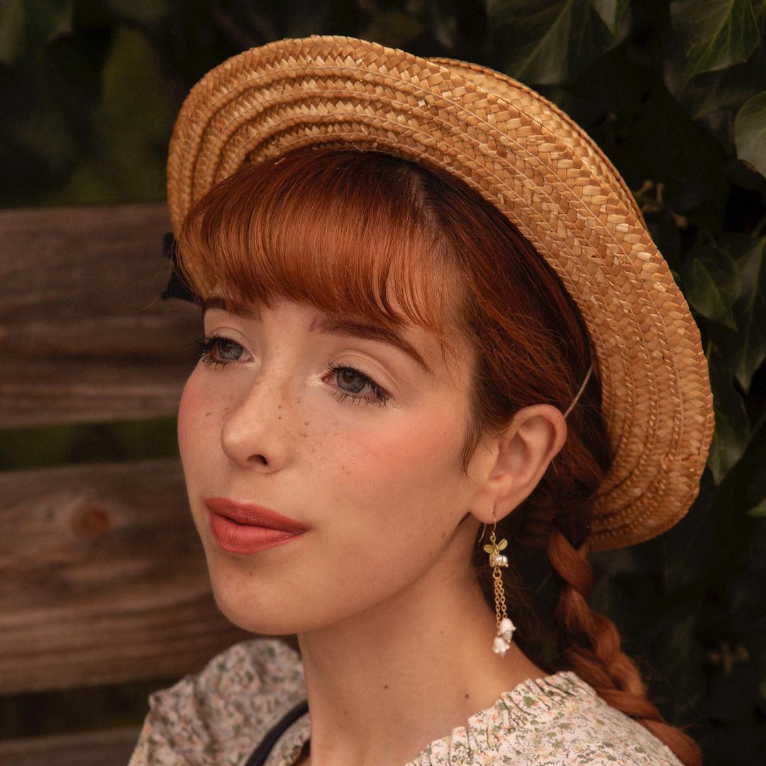 Lily Of The Valley Tassel Dangling Earrings