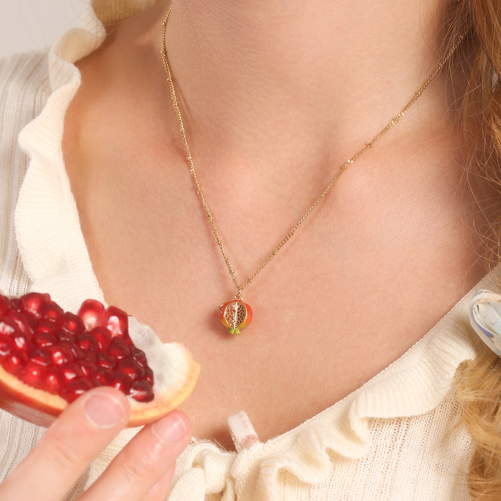 Collana di melograno