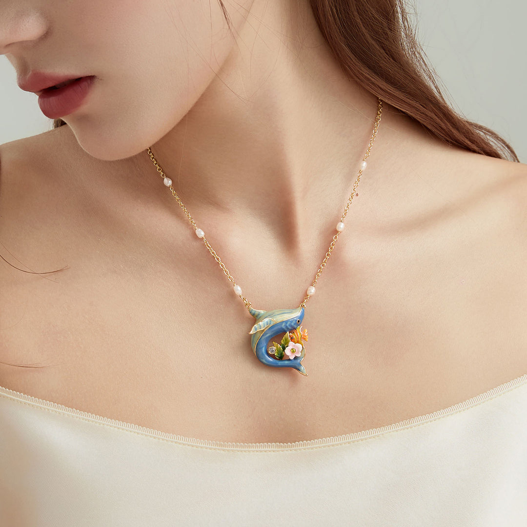 Selenichast Whale Necklace Animal Jewelry
