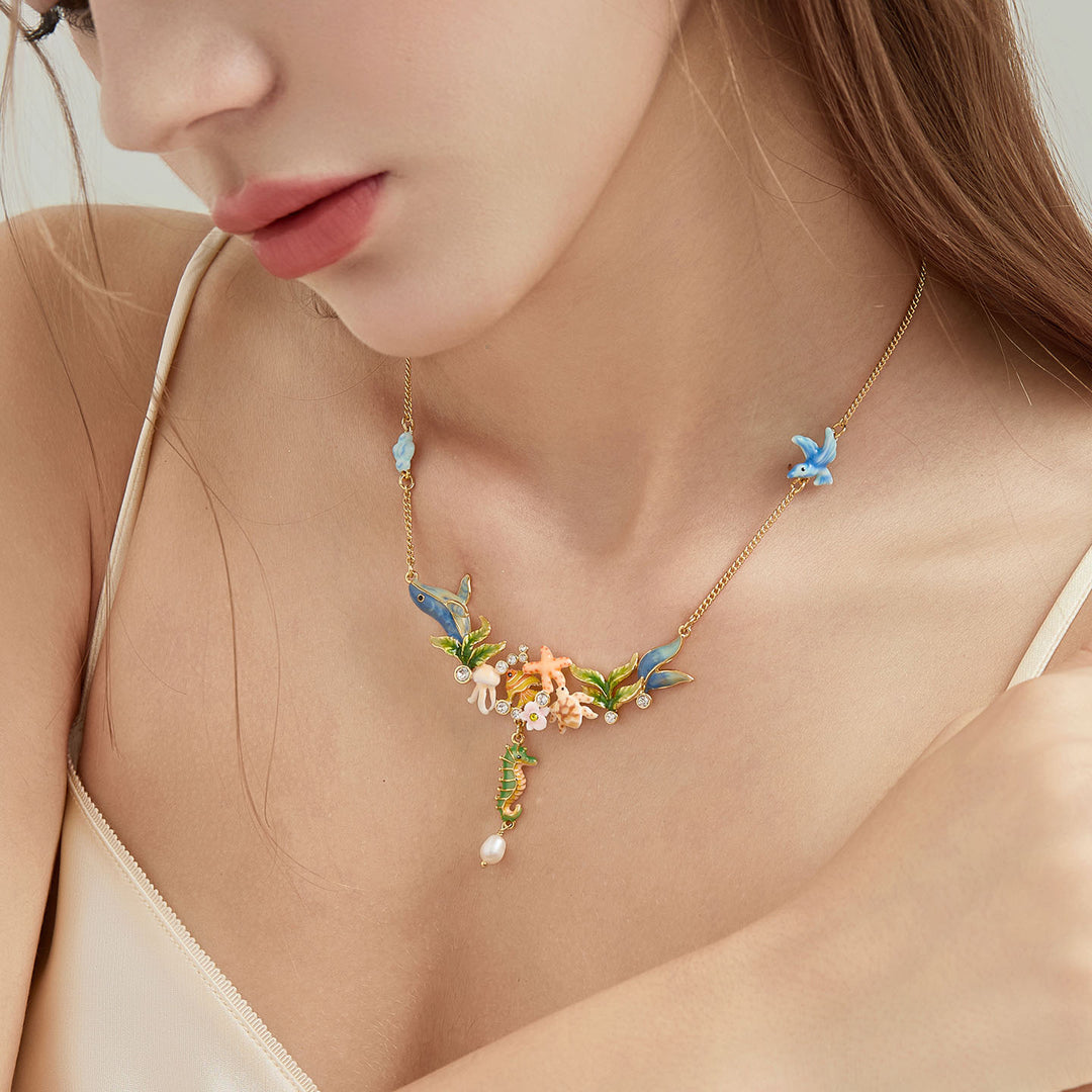 Selenichast Whale Necklace Animal Jewelry