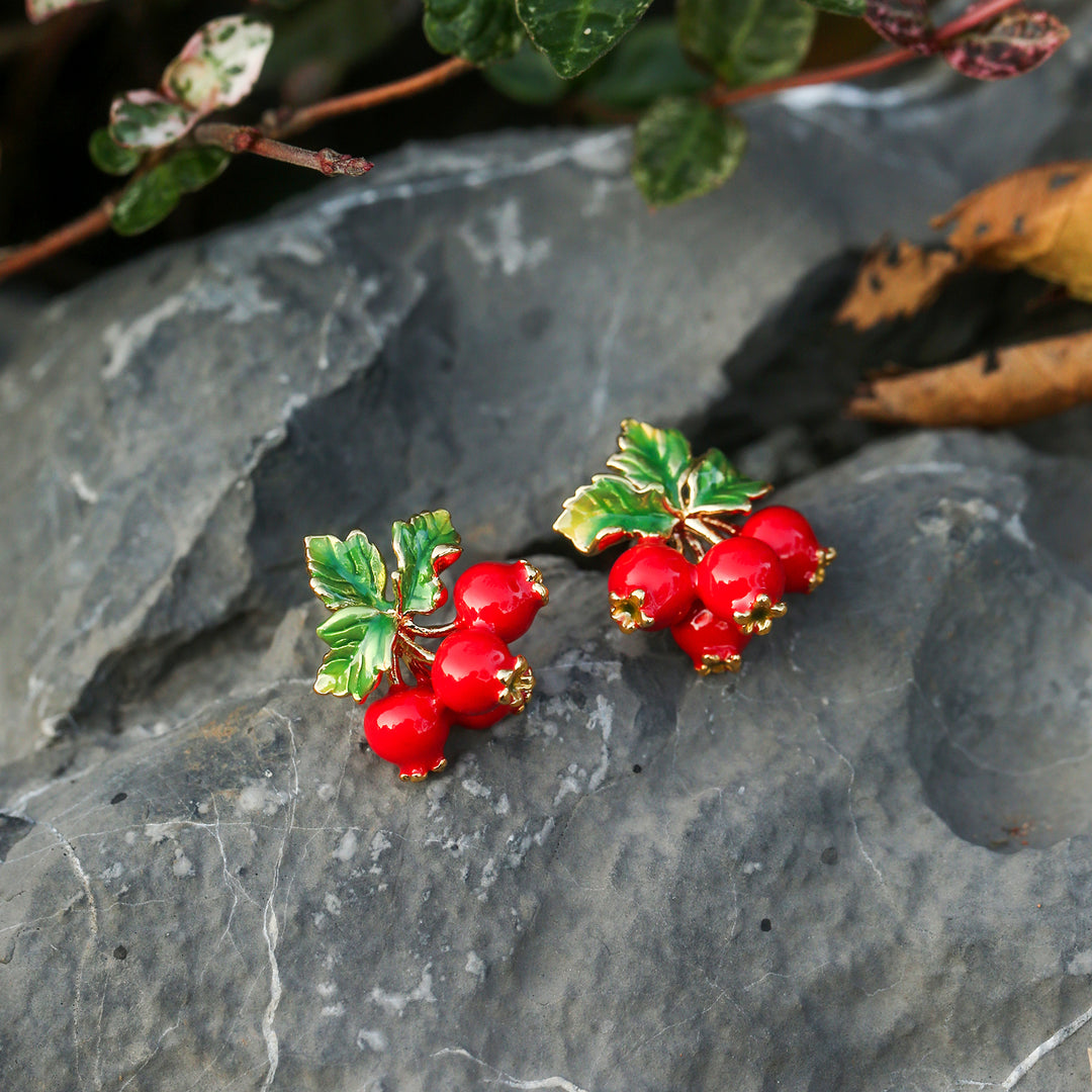 Cranberry Earrings