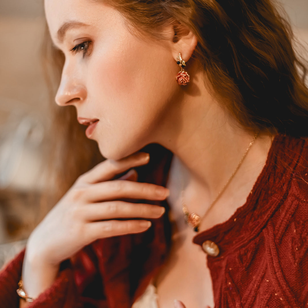 Rose Earrings
